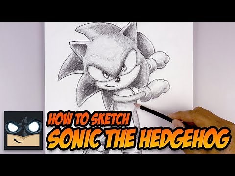 How To Draw Sonic The Hedgehog | Beginner Pencil Sketch Tutorial (Step-by-Step)
