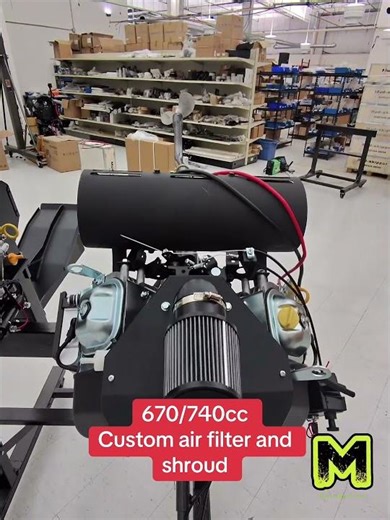 Mud-Skipper 670/740cc 22hp 25hp Predator v twin performance air intake and shroud