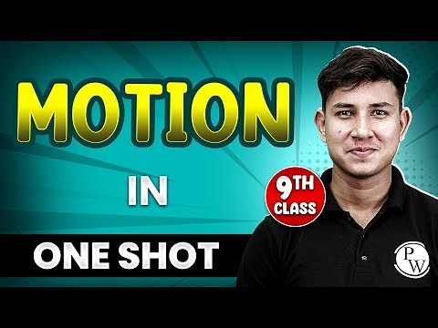 MOTION in 1 Shot || FULL Chapter Coverage (Concepts+PYQs) || Class-9th Science