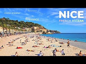 [4K] NICE 🌍 FRANCE 🇫🇷 | French Riviera Côte d'Azur Glamour & Mediterranean atmosphere! 🌴Walking tour