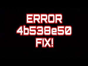 How to fix error 4b538e50 NBA 2K20!