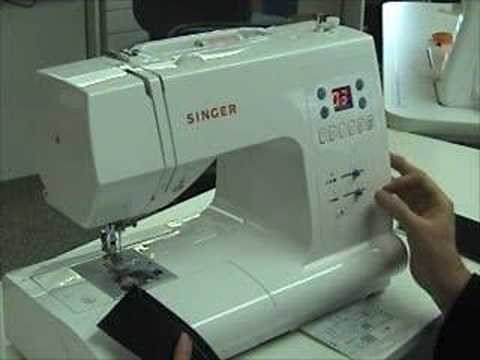 Using a Computerized Sewing Machine is easy (Singer 7466)