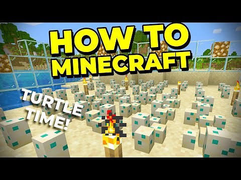 How To Get a Turtle Helmet in Minecraft! - How to Minecraft #49
