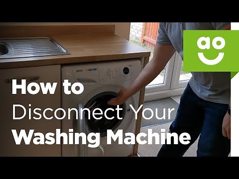 How to Disconnect Your Washing Machine | ao.com