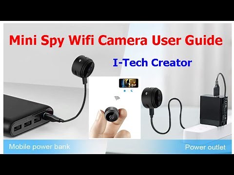 How to Setup and Install A9 Mini Spy WiFi Wireless HD 1080P Camera |