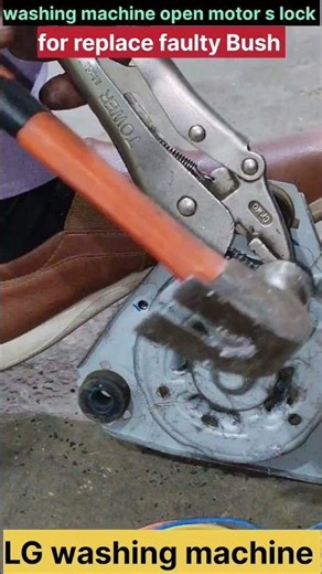 LG washing machine motor jamm problem ll how to open motors pin lock ll lg washing machine
