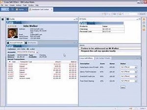 IBM Lotus Notes 8 - banking composite application - Part 1