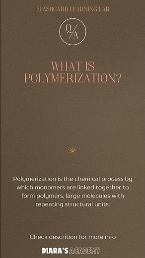 What is Polymerization ‪@Diarasacademy‬