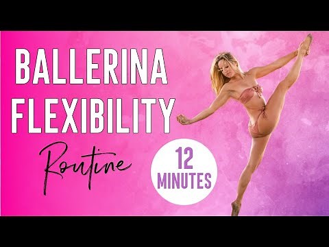 12 Minute Ballerina Flexibility Routine (BEST BALLET STRETCHES)