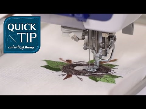 Quick Tip: Embroidering Complex Designs