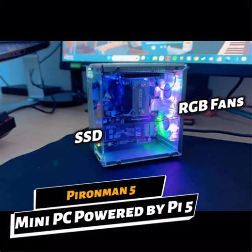 SunFounder Maker Education on Instagram: "From Box to Desktop: Raspberry Pi 5 Mini PC 💥#raspberrypi5 #minipc #raspberrypi #techgadgets #diyprojects #arduino #stemeducation #electronicsprojects #raspberrypiprojects #techsetup"