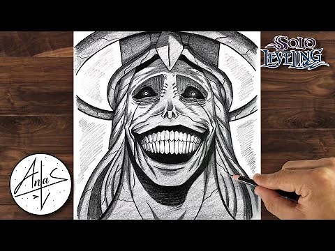 How To Draw Statue of God | Solo Leveling Tutorial Drawing ( step by step )