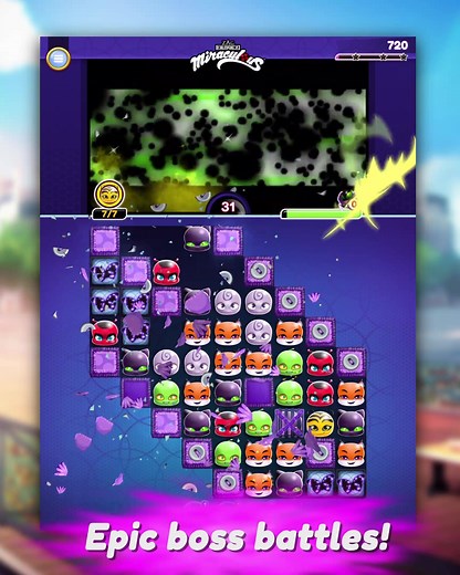 Introducing MIRACULOUS CRUSH! Download the latest game from Miraculous:Tales of Ladybug & Cat Noir. Match kwamis, collect characters, and unlock exclusive prizes! | Miraculous