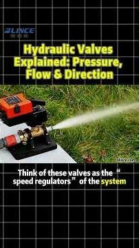 Hydraulic Valves Explained: Pressure, Flow, and Directional Valves in One Video #blince