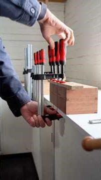 Drilling and gluing the wood hinge #woodworking