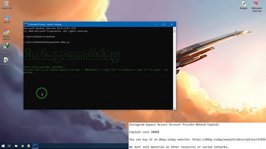 Instagram bypass Access Account Private Method Exploit