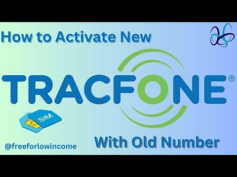 How to Activate New Tracfone With Old Number
