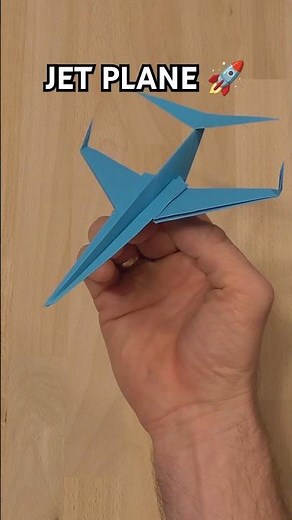 HOW TO MAKE PAPER JET PLANE | EASY JET PLANE PAPER TUTORIAL DIY