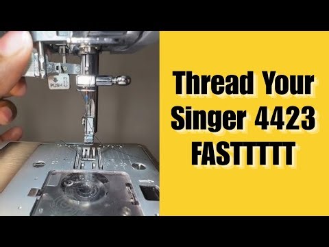 Singer Heavy Duty 4423: How to Use the Built-In Needle Threader