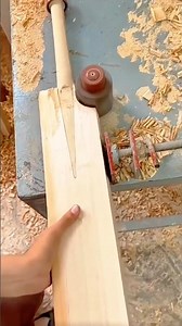 Precision Crafting a Cricket Bat: Shaping the Blade with Skilled Woodworking Techniques