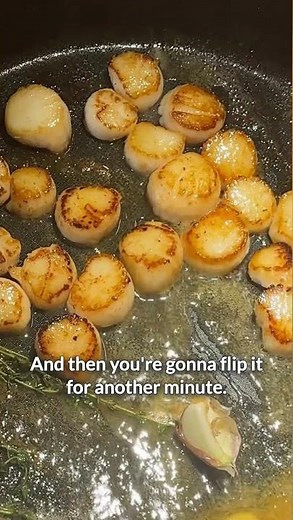 How to Make Perfect Pan-Seared Scallops | Garlic Butter Scallops with Corn & Avocado Salad