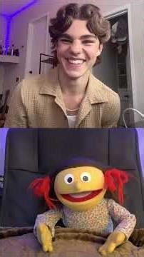 Whisper Challenge 4 with a Puppet?! - Hilarious Omegle Puppets #shorts