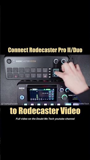 Connect Rodecaster Pro II or Duo to Rodecaster Video [ Rode Audio Connect Tutorial ]