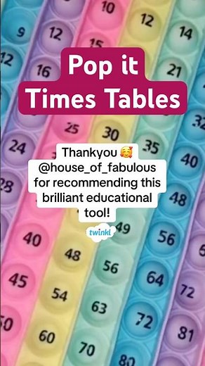 Unlock Fun with Pop It Times Tables: Best Maths Games for Kids! 🎉 Multiplication Made Easy at Home