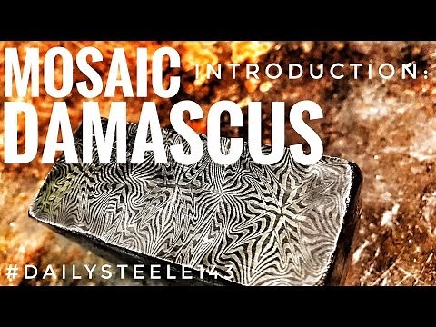 HOW TO FORGE: Basic Mosaic Damascus Steel