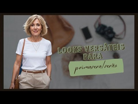 Guarda-roupa cápsula elegante: tendências primavera/verão 50+
