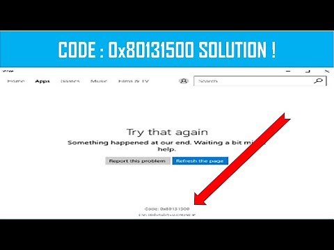 Fix Error Code 0x80131500 Microsoft Store Error in Windows 10 (100% Working & Successfully Method)