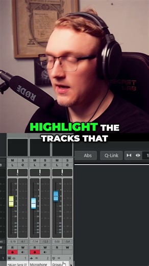 Pro Tools: Q-Link Magic for Mixing Faders #shorts