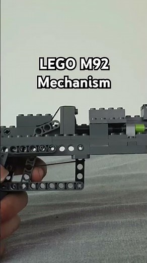Working LEGO Gun with a Very Simple Mechanism (Spring-Powered)