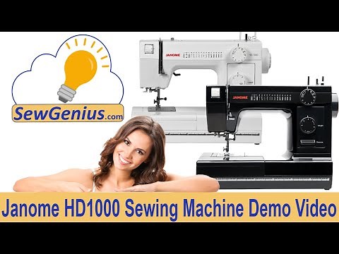 Janome HD1000 Sewing Machine Demo