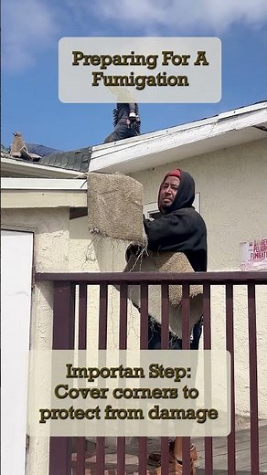 Structural Fumigation Preparation — Protecting Eaves & Corners
