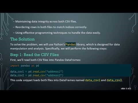 How to Compare CSV Files and Remove Rows with Python Pandas