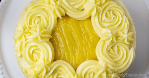 Lemon Cake with Lemon Curd Filling and Lemon Buttercream