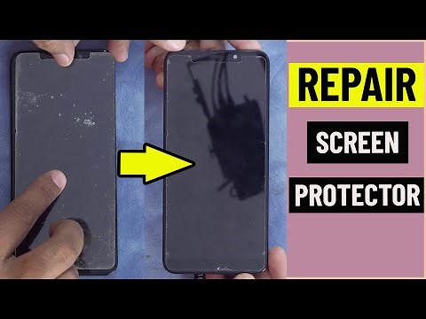 Repair, Clean, & reuse Screen Protector 📲❤ 🛠