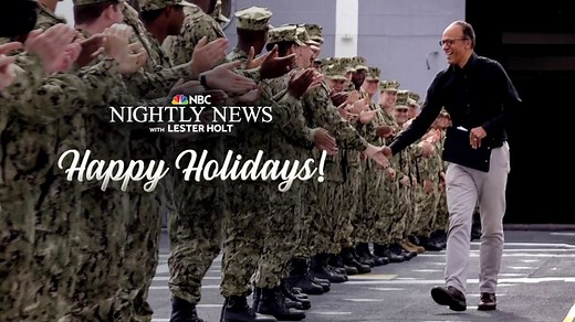 NBC Nightly News year end credits