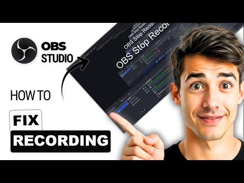 How to fix OBS Studio stopping recording (Easiest Way)(2026 Guide)