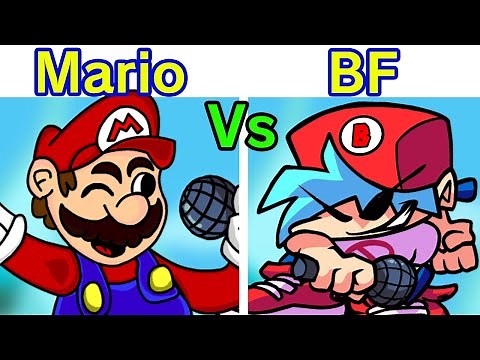 Friday Night Funkin' - VS Mario FULL WEEK + Cutscenes Combo (FNF Mod/Hard) (Perfect Mario)
