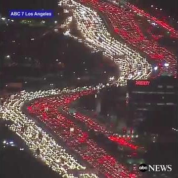 Insane Traffic in Los Angeles