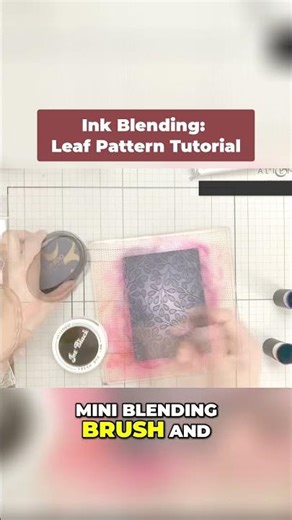 Ink Blending: Leaf Pattern Tutorial #altenew