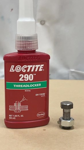 LOCTITE® North America on Instagram: "Familiar with LOCTITE® wicking grade products? Or how they work? 🤔 LOCTITE® 290™ is our wicking grade threadlocker. Through the magic of capillary action, this product wicks into pre-assembled fasteners to provide complete coverage on spaces between threads. 🔩⚡️🪄 It’s (wick)ed awesome. #loctite #winwithloctite #discover #threadlocker"