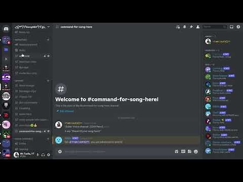 tutorial how to use song command in discord using Probot