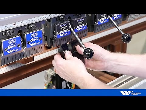 Express Clamp for European Style Press Brake Tooling from Wilson Tool International