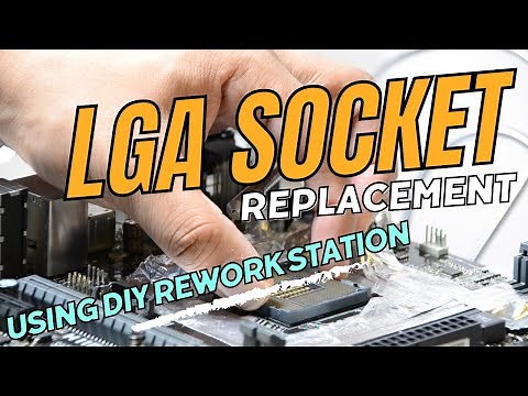 Replacing a Damaged CPU Socket on an LGA1151 micro-ATX Motherboard