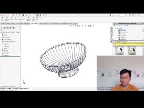 SolidWorks Advanced Modeling – Realistic Fruit Basket Design