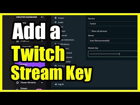 How to Add a Twitch Stream key to Streamlabs OBS (Easy Tutorial)
