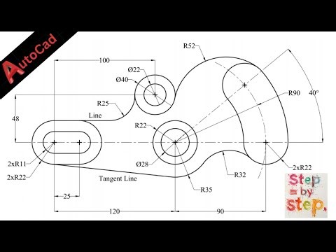 🔥 AutoCAD 2D Step-by-Step Drawing for Beginners 🚀 | Simple Basic Tutorial & Practice